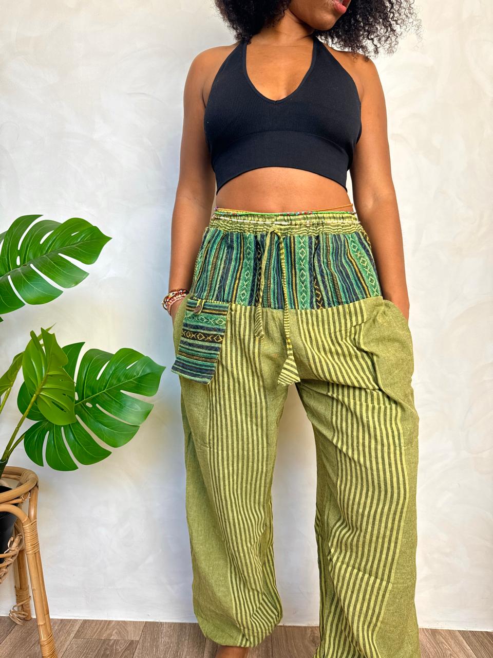 Boho Spirit Trousers - Green