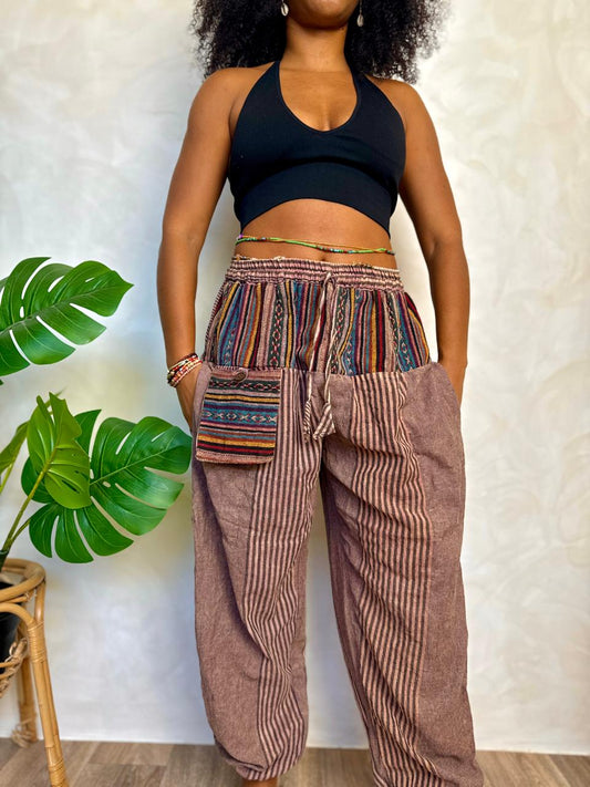 Boho Spirit Trousers - Brown