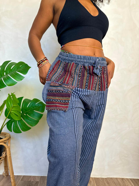Boho Spirit Trousers - Blue